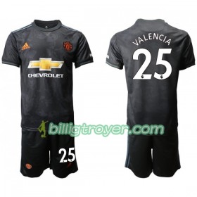 Billige Fotballdrakter Manchester United VALENCIA 25 Barn Tredjedraktsett 2019/20 Kortermet